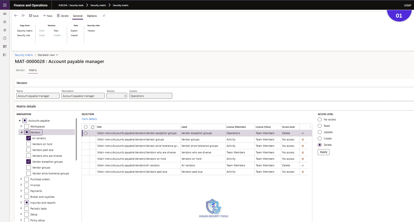 eukleia security tools