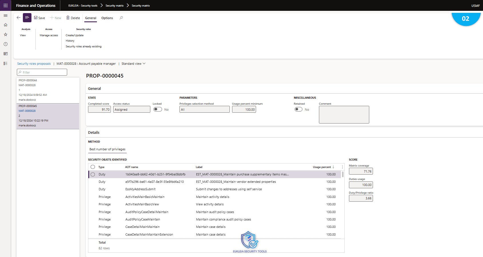 eukleia security tools